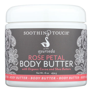 Soothing Touch - Body Butter Rose Petal - 1 Each - 13 Oz - Maras Green