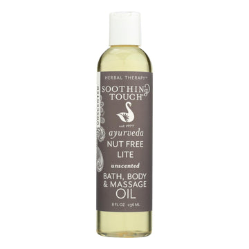 Soothing Touch Massage Oil - Nut Free - 8 Oz - Maras Green