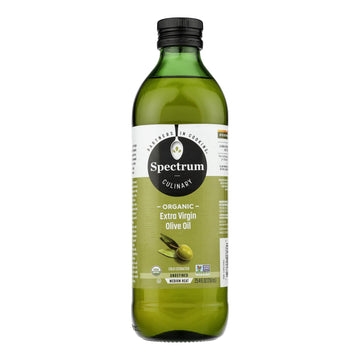 Spectrum Naturals Organic Unrefined Extra Virgin Olive Oil - Case Of 6 - 25.4 Fl Oz. - Maras Green