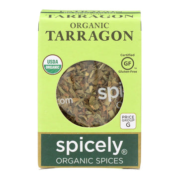 Spicely Organics - Organic Tarragon - Case Of 6 - 0.1 Oz. - Maras Green