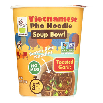 Star Anise Foods - Soup Bowl Pho Ndl Garlic - Case Of 6 - 1.9 Oz - Maras Green
