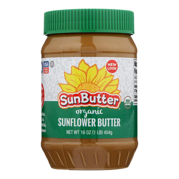 Sunbutter Sunflower Butter - Organic - Case Of 6 - 16 Oz. - Maras Green