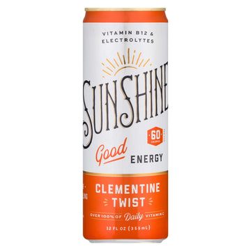 Sunshine Beverages - Soda Clementine Twist - Case Of 12 - 12 Fz - Maras Green