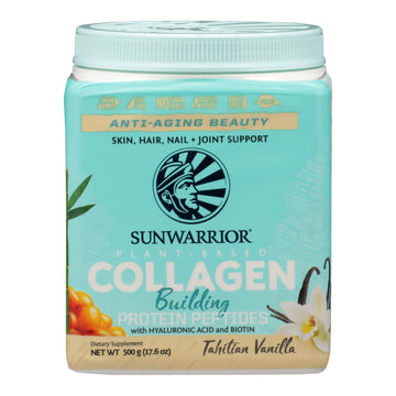 Sunwarrior - Collagen Tahitian Vanilla - 1 Each - 17.6 Oz - Maras Green
