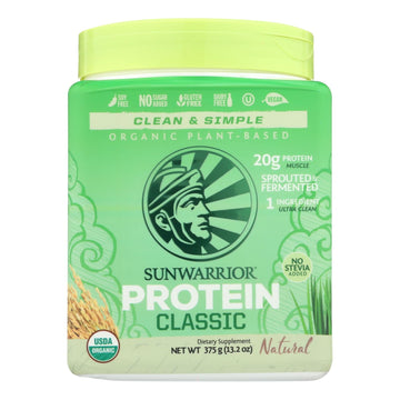 Sunwarrior - Protein Organic Classic Natural - 375 Grm - Maras Green