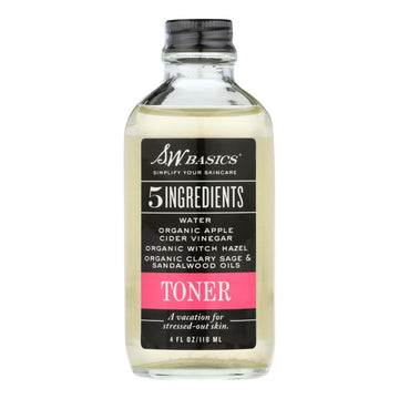 S.w. Basics - 5 Ingredients Toner - 4 Fl Oz. - Maras Green