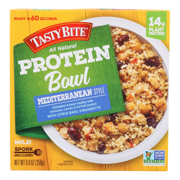 Tasty Bite - Bowl Protein Medit Style - Case Of 6 - 8.8 Oz - Maras Green