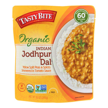Tasty Bite - Lentils Organic Spicy Tomato And Red Chili Curry - Case Of 6 - 10 Ounces - Maras Green
