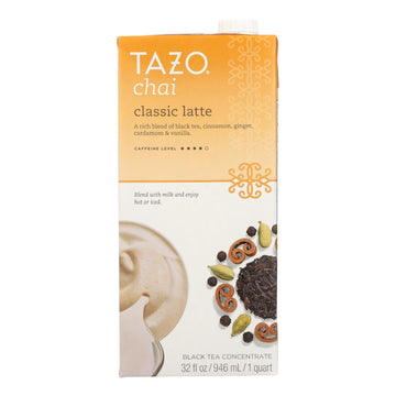 Tazo Tea Chai Concentrate - Case Of 6 - 32 Fl Oz - Maras Green