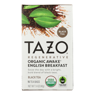 Tazo Tea - Tea Awake Eng Breakfast - Case Of 6 - 16 Bag - Maras Green