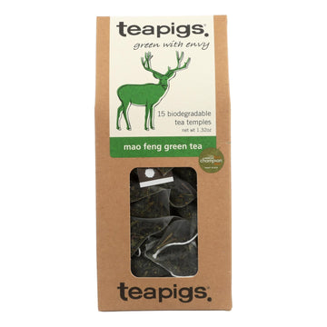 Teapigs Green Tea - Mao Feng - Case Of 6 - 15 Count - Maras Green