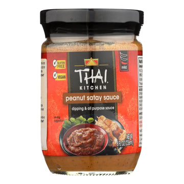 Thai Kitchen Peanut Satay Sauce - Case Of 12 - 8 Fl Oz. - Maras Green