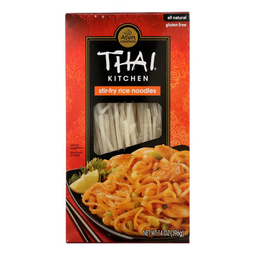 Thai Kitchen Stir - fry Rice Noodles - Case Of 12 - 14 Oz. - Maras Green