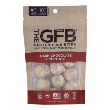 The Gluten Freeb Bites - Dark Chocolate Coconut - Case Of 6 - 4 Oz - Maras Green