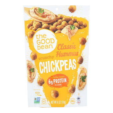 The Good Bean Crunchy Chickpeas - Case Of 6 - 6 Oz - Maras Green