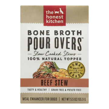 The Honest Kitchen - Dog Fd Por Ovr Bf Stew - Case Of 12 - 5.5 Oz - Maras Green