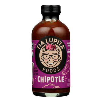 Tia Lupita - Hot Sauce - Chipotle - Case Of 12 - 8 Oz. - Maras Green