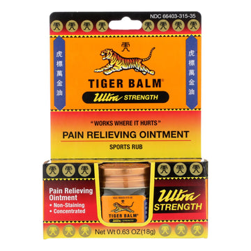 Tiger Balm Pain Relief Ointment - 0.63 Oz - Case Of 6 - Maras Green