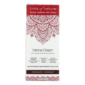 Tints Of Nature - Henna Cream Chocolate - 2.46 Fz - Maras Green