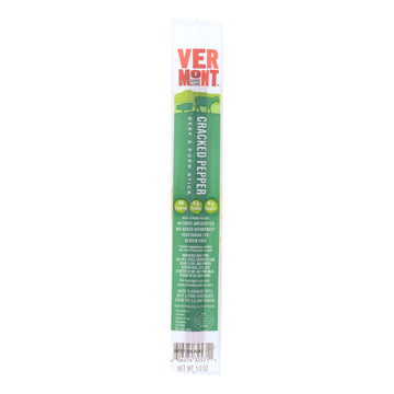 Vermont Smoke And Cure Realsticks - Cracked Pepper - 1 Oz - Case Of 24 - Maras Green