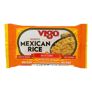 Vigo Mexican Rice - Case Of 12 - 8 Oz. - Maras Green