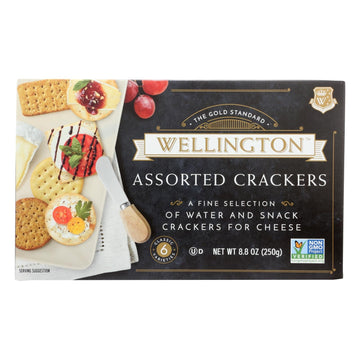 Wellington Cracker Assortment - Case Of 12 - 8.8 Oz - Maras Green