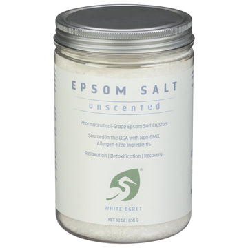White Egret - Epsom Salt Unscented - 1 Each - 30 Oz - Maras Green