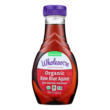 Wholesome Sweeteners Blue Agave - Organic - Raw - 11.75 Oz - Case Of 6 - Maras Green