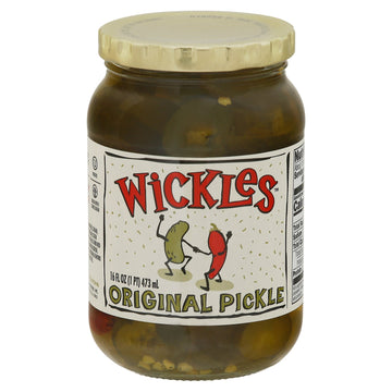 Wickles - Pickles - Original Chips - Case Of 6 - 16 Fl Oz. - Maras Green