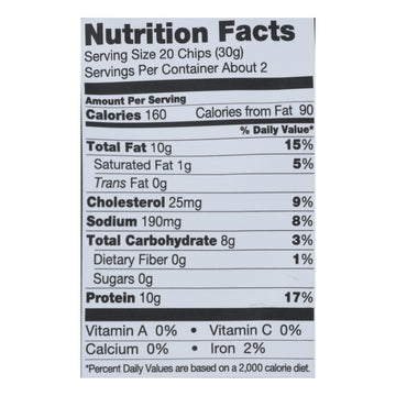 Wilde Thin And Crispy Chicken Chips - Case Of 12 - 2.25 Oz - Maras Green