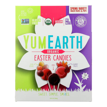 Yumearth - Candy Variety Easter - Case Of 6 - 9.40 Oz - Maras Green
