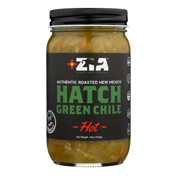 Zia Green Chile Company - Hatch Green Chile - Hot - Case Of 6 - 16 Oz. - Maras Green