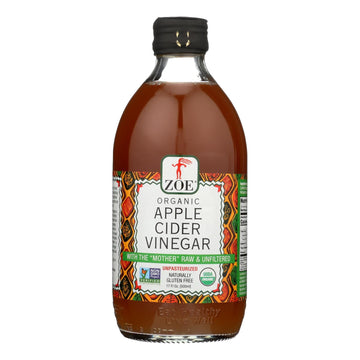 Zoe - Apple Cider Vinegar - Case Of 6 - 17 Fl Oz. - Maras Green